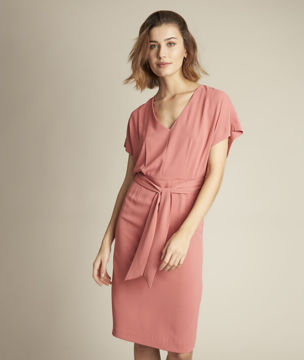 Picture of OFÉLIE CREPE DRESS WITH BELT